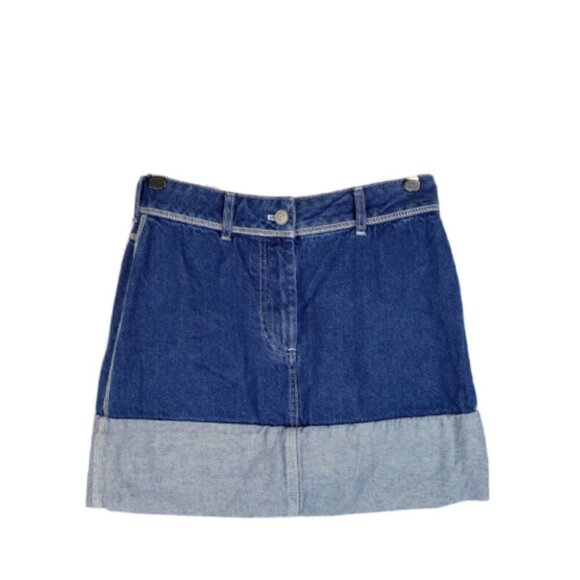 Urban Outfitters BDG Denim Skirt Classic Jean Skirt Rolled Mini Y2K Size Small - Picture 1 of 7